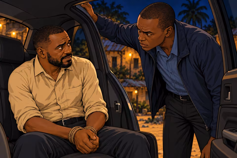A captor warns Hassan that he chose the wrong side.