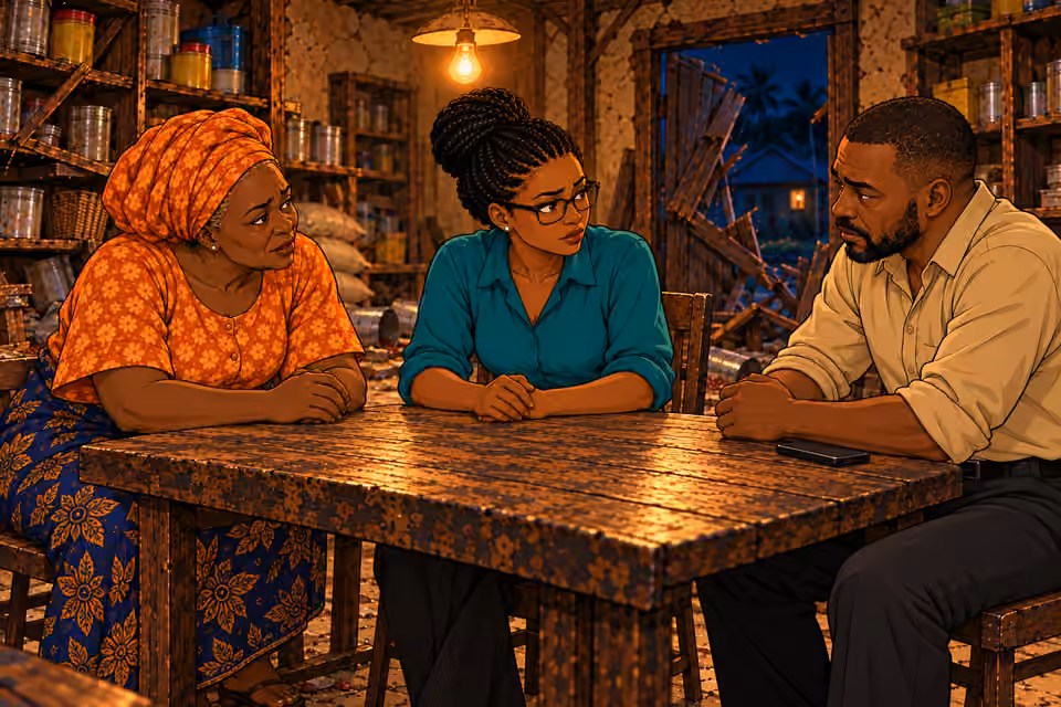 Dede weighs Hassan’s story while looking to Yemisi.
