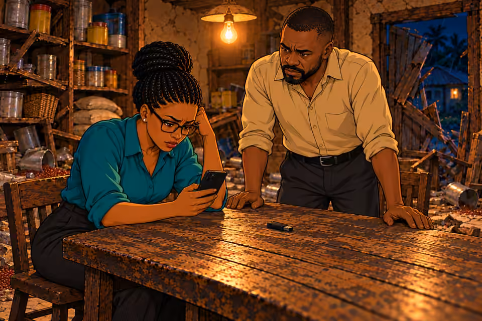 Dede studies the confiscated phone as their plan stalls.