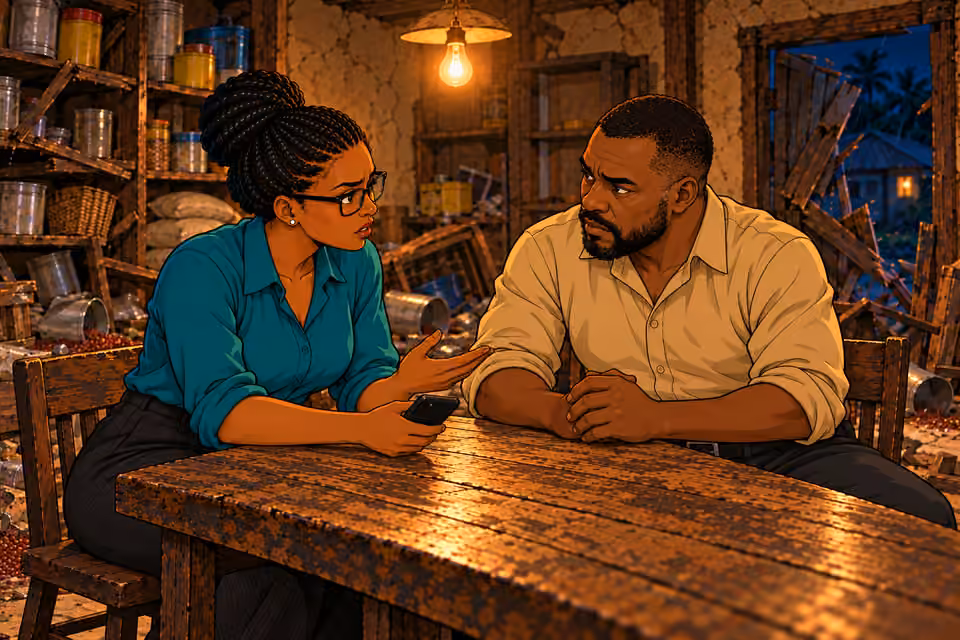 Dede insists to Hassan that there must be a way.