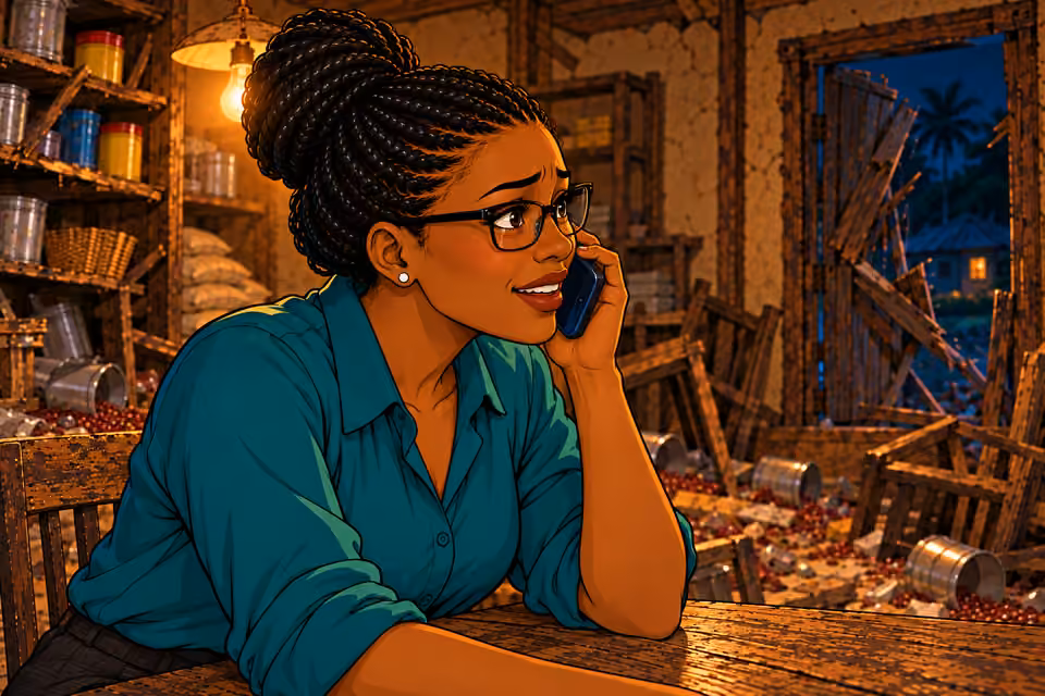 Dede feels relief and guilt at learning Emeka survived.