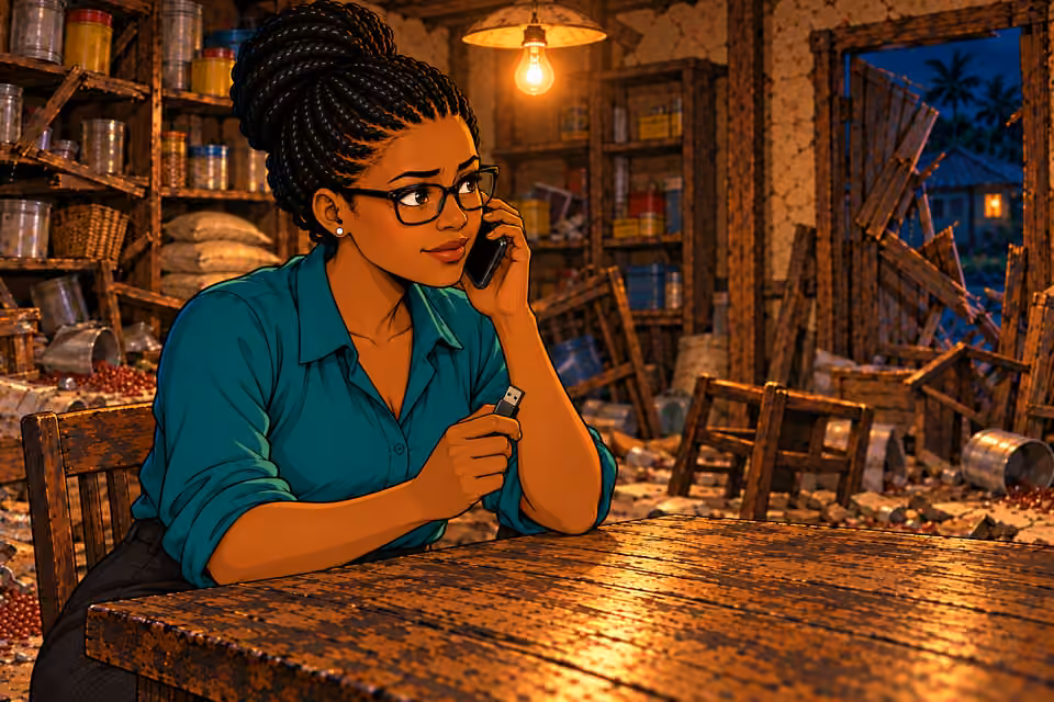 Dede begins to hope that Emeka’s risky plan can work.