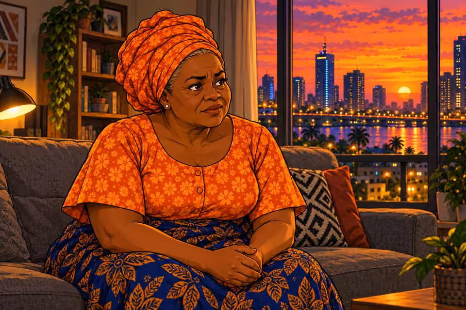 Yemisi silently shares Dede’s determination.
