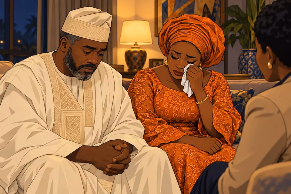 Ayo and Moji recount emotional exchanges with their father.