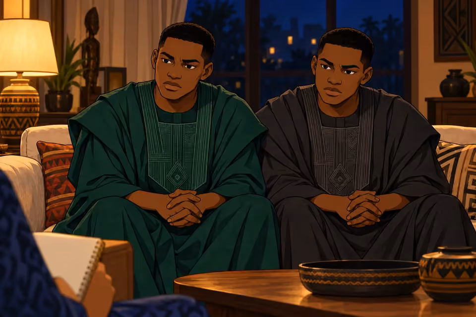 The identical twins offer a closely matched account of their evening.