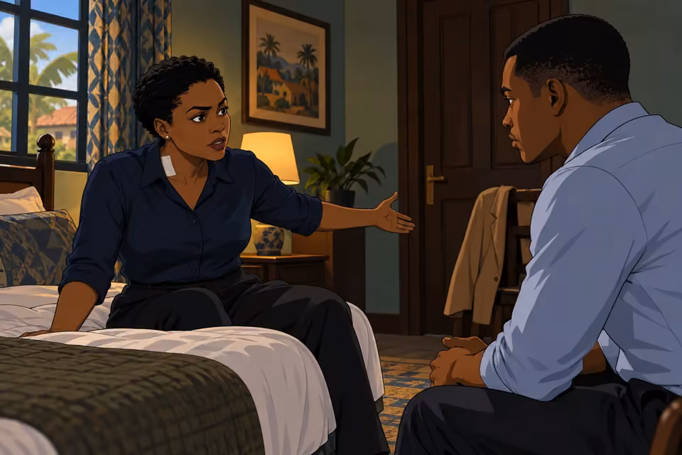 Adegoke insists that she and Bode must find the missing box.