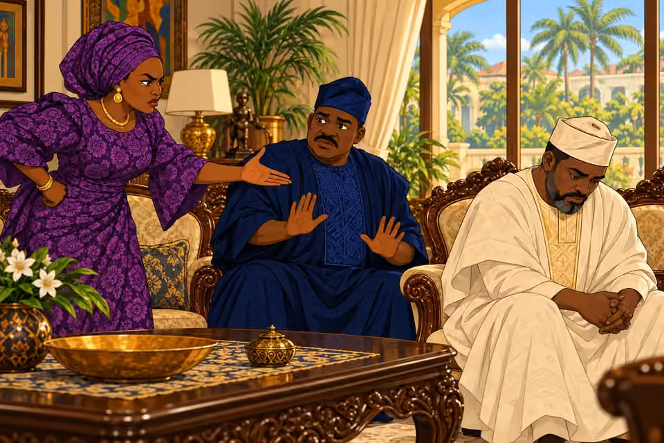 Yinka demands answers while Deji urges calm and Ayo remains withdrawn.