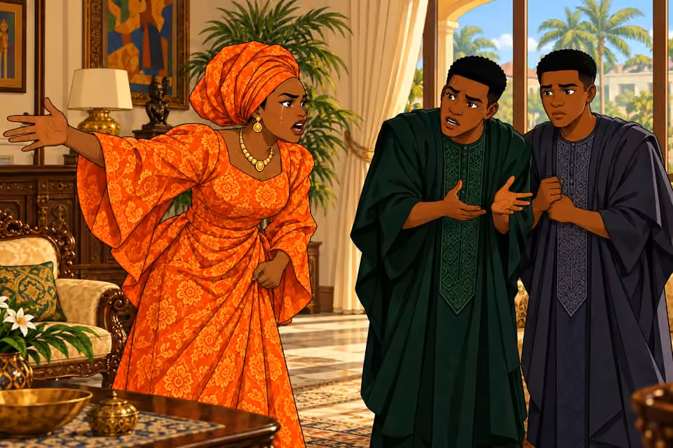 Moji challenges her family while the twins reveal an overheard argument.