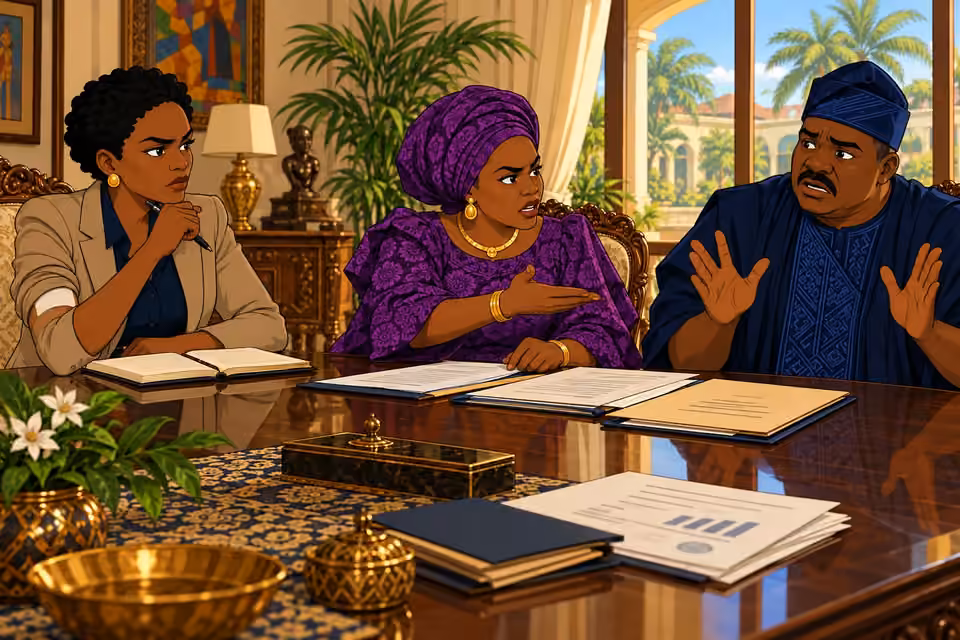 Adegoke questions Yinka and Deji over financial discrepancies.