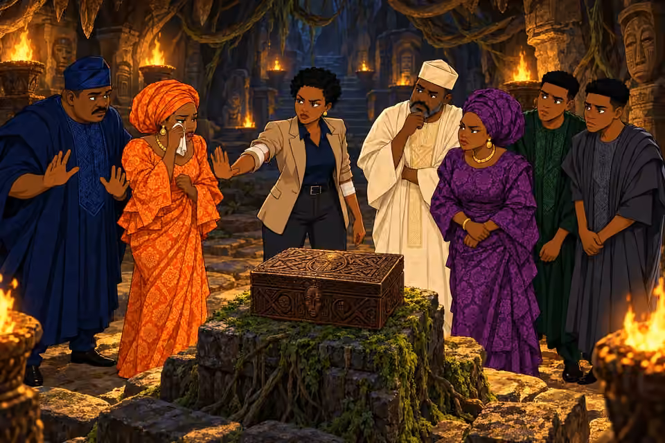 Adegoke urges the siblings to face the truth together.