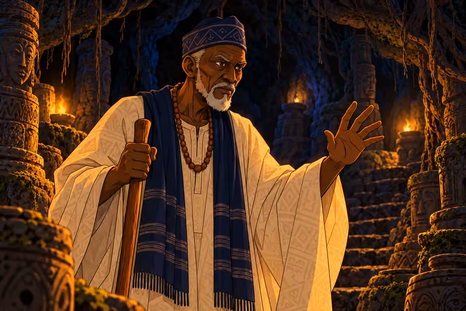 Baba Ayodele explains that reversing the ritual requires courage and sacrifice.