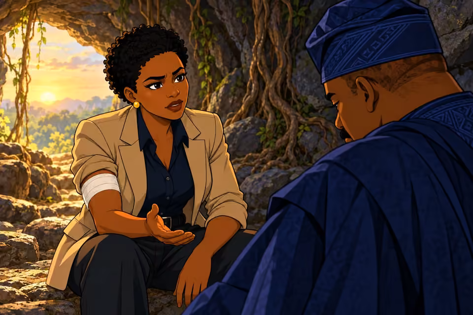 Adegoke tells Deji that choosing the light is what matters.