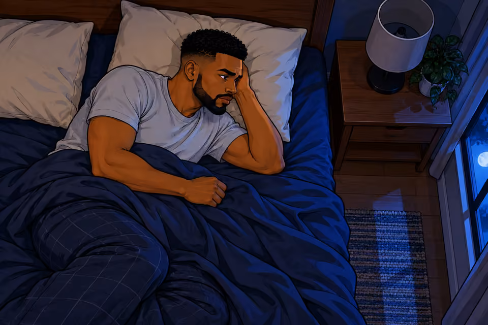 Na’ibi lies awake after the argument.