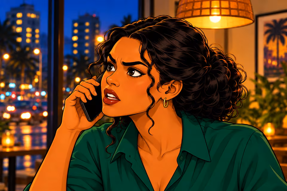 Amara tells her father she is done with his political games.