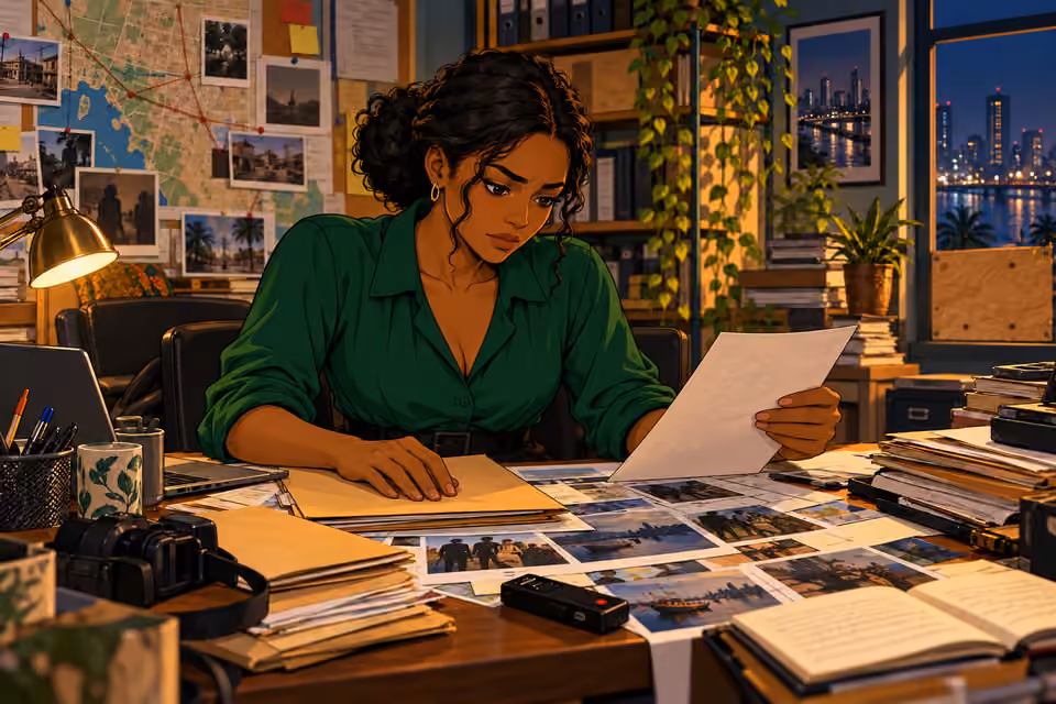 Amara discovers evidence implicating her own father.