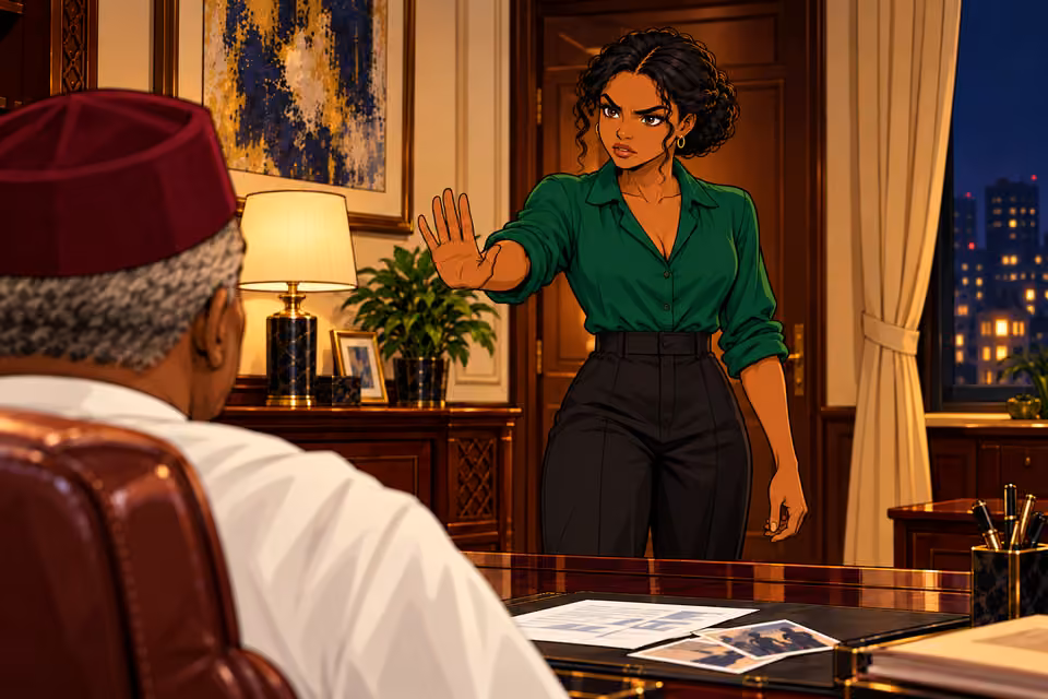 Amara refuses her father’s protection and vows to continue.
