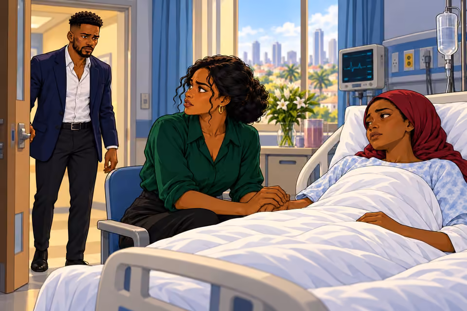 Naibi arrives at the hospital and sees the terrible cost of their struggle.
