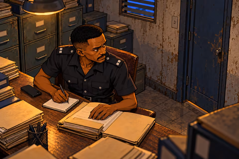 Aondo secretly documents corruption and reaches out to Amara.