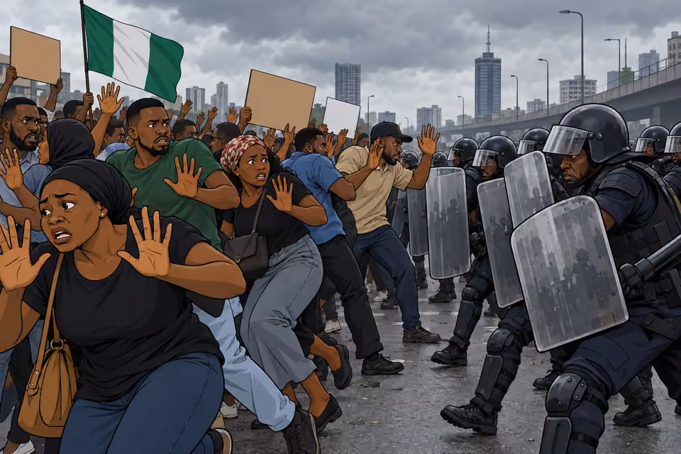 Authorities suppress the protests that follow the disputed election.