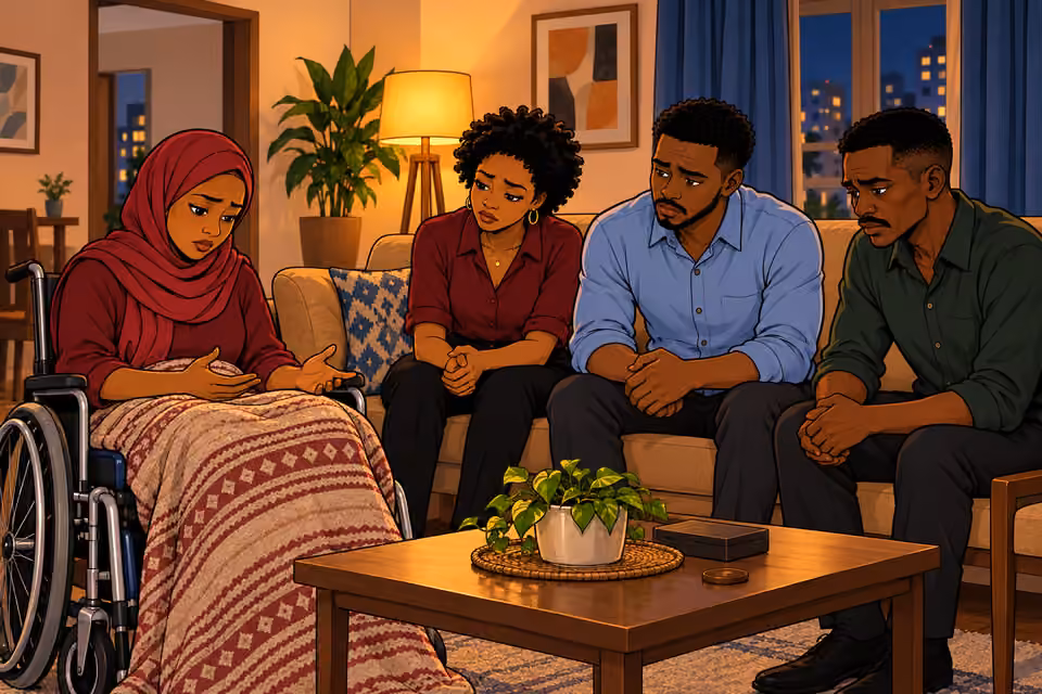 At her apartment, Amina admits that their efforts were not enough.