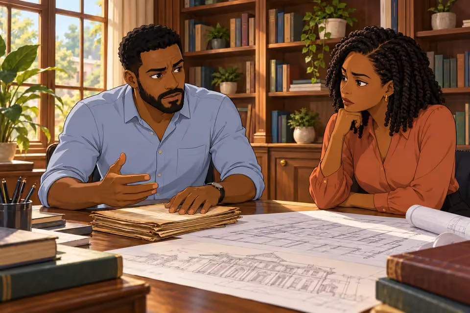 Timi tells Kemi that the Okafors are hiding something.