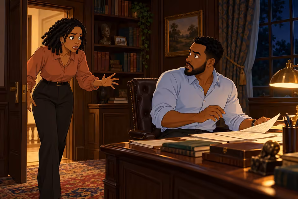 Kemi returns to Timi, shaken by her discovery.