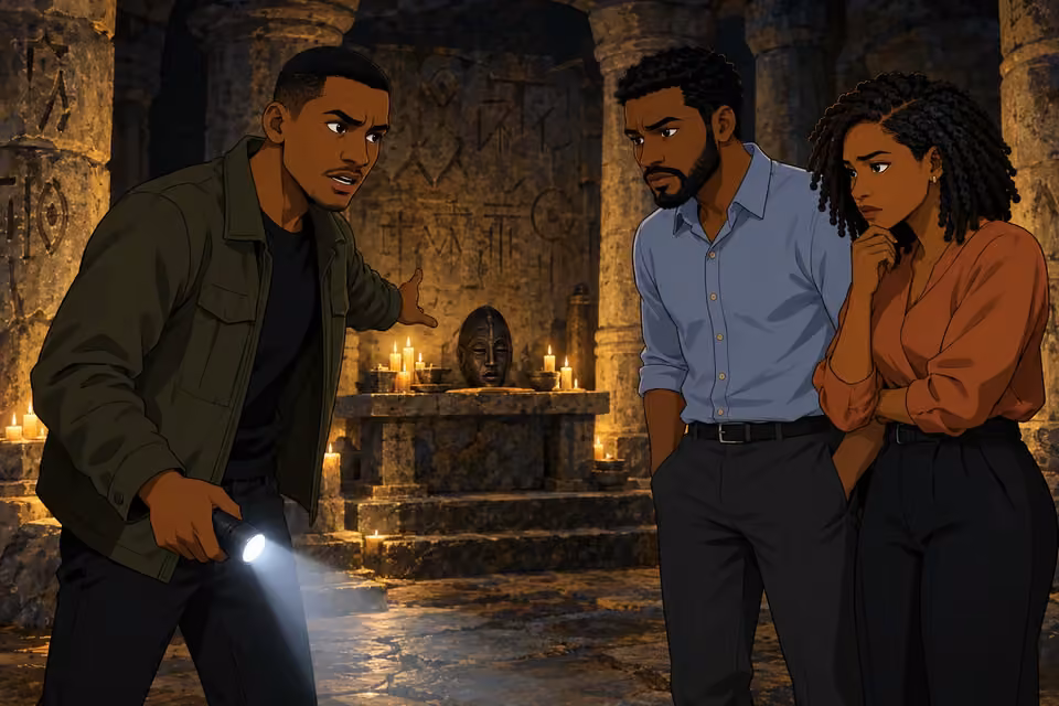 Dayo explains why the estate is crucial to exposing the Crimson Veil.