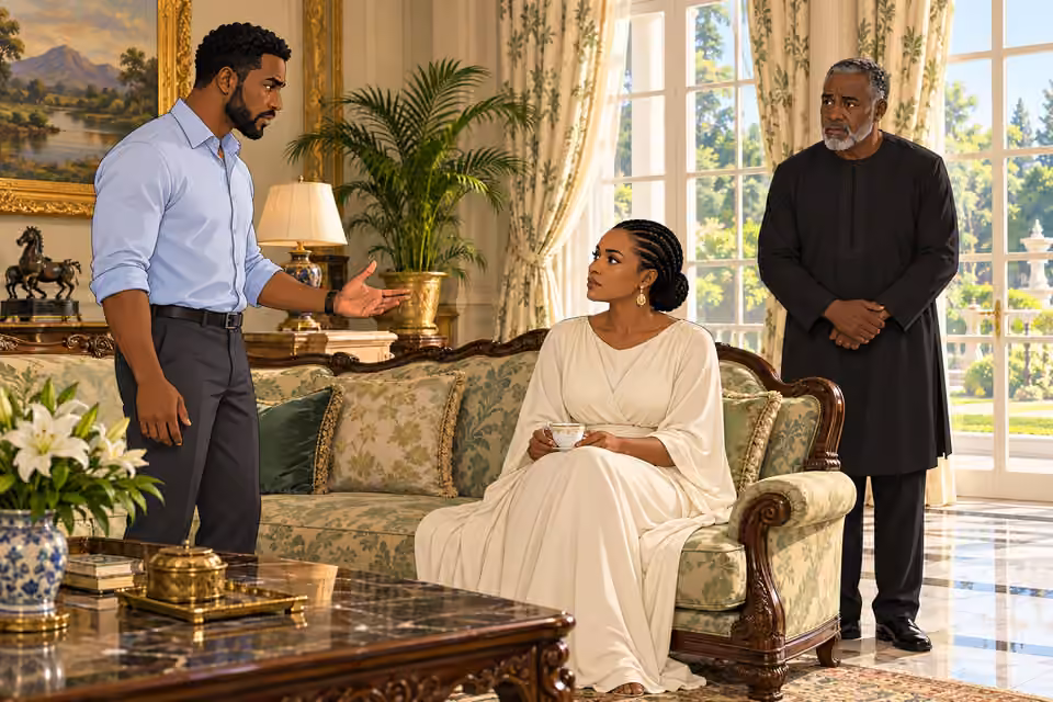 Timi firmly asks Adaeze and Chidi to talk.