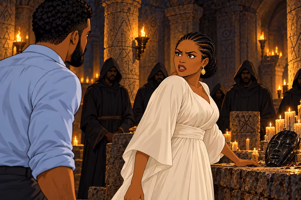 Adaeze turns desperately toward Timi.