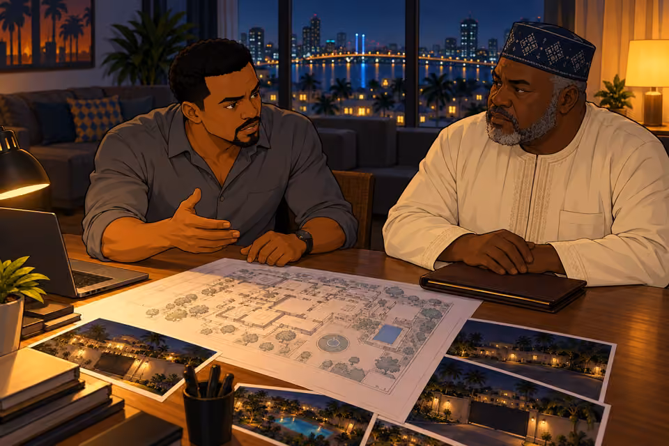 Kunle turns to Alhaji for inside information.