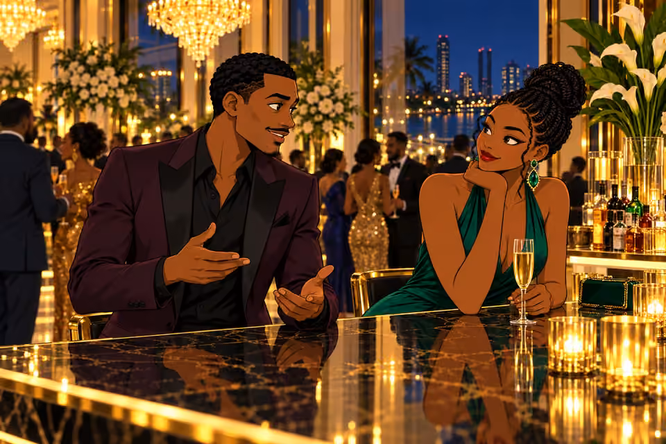 Femi casually steers their conversation toward Olumide.