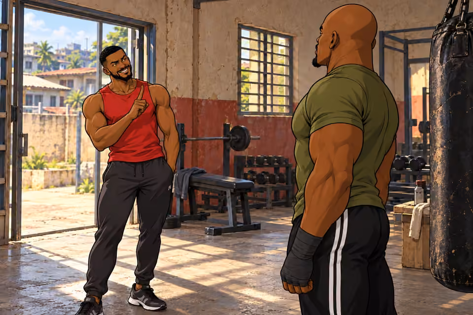 Kola leaves Musa with a mocking warning.