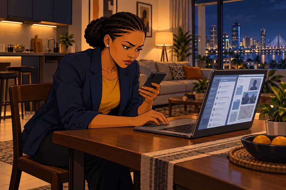 Ada searches more deeply into Femi’s communications.