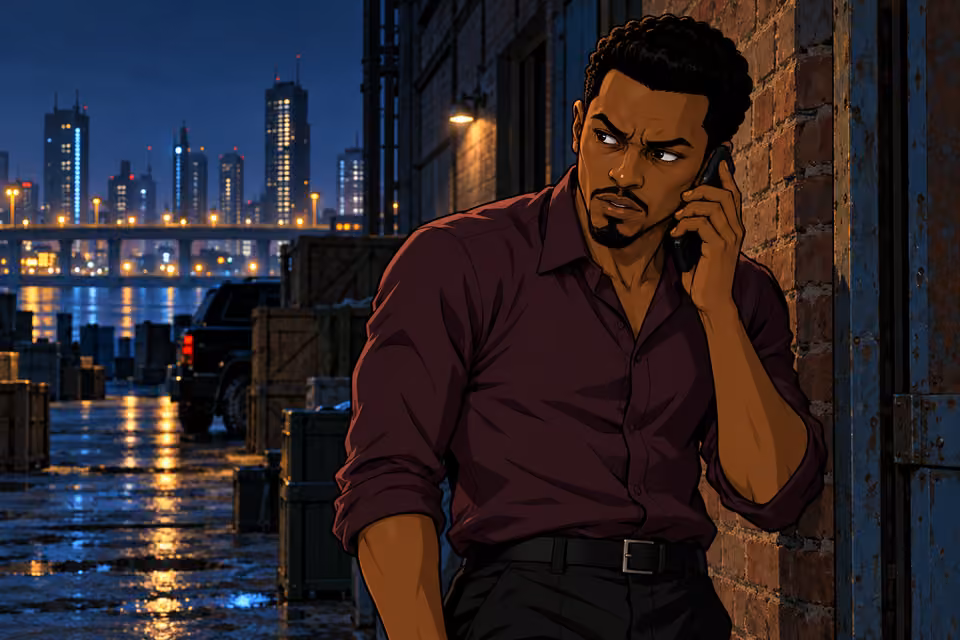 Femi warns Sade that the team is suspicious.