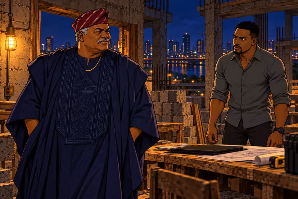 Olumide assesses Kunle’s crew.