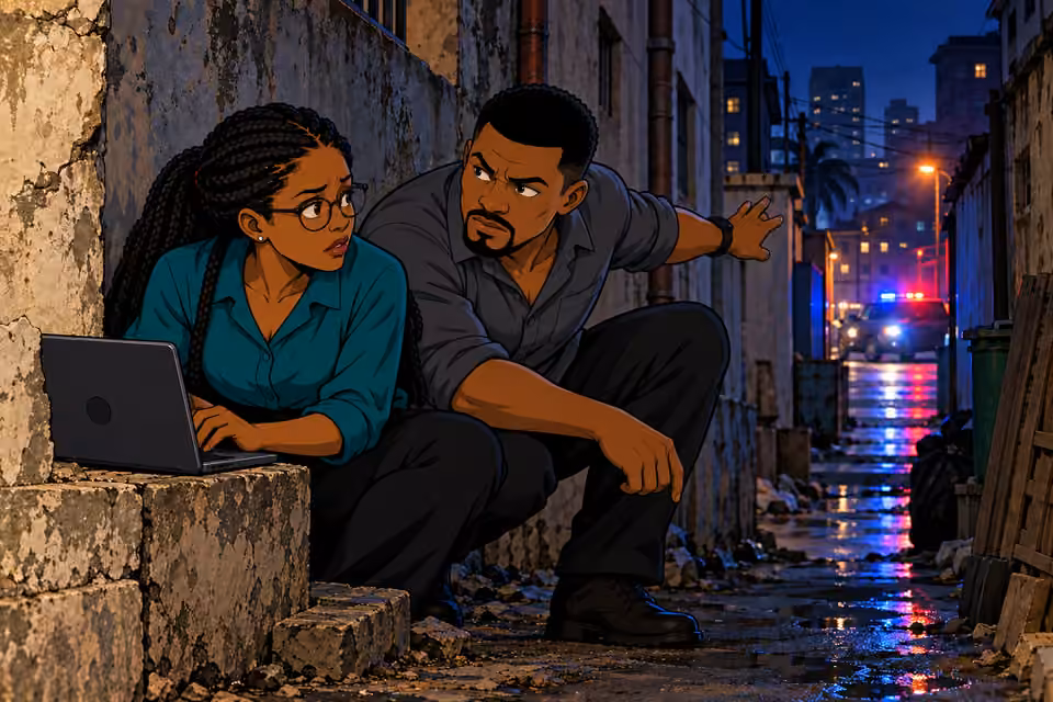 Kunle urgently asks Amina to clear the route.