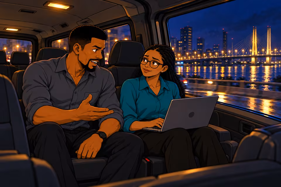 Kunle praises Amina as the danger eases.