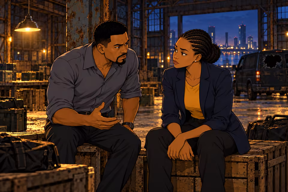 Kunle privately asks Ada why she is helping.