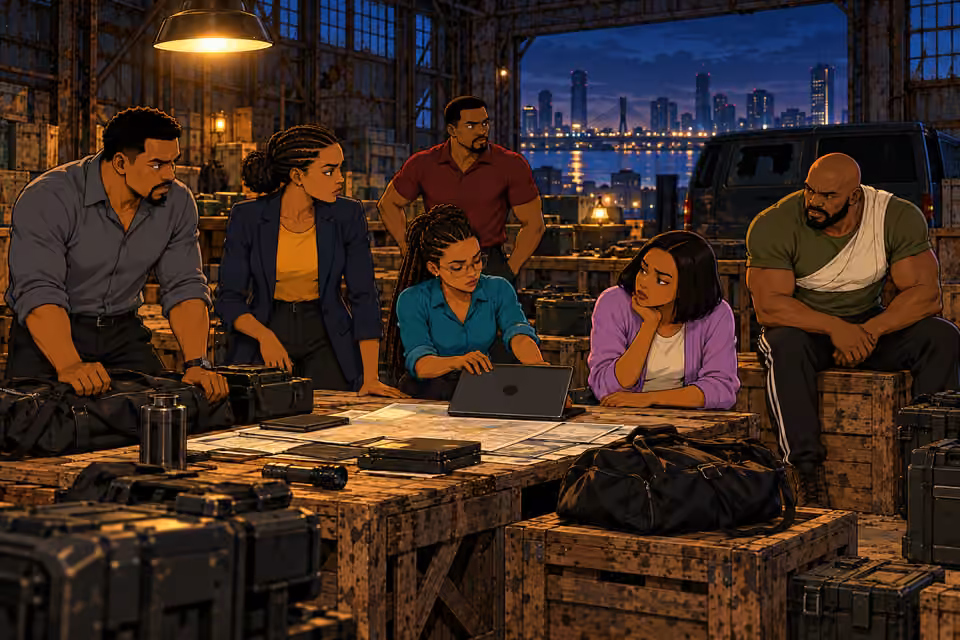 The crew gathers its strength for what comes next.