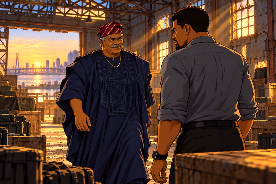 Olumide taunts Kunle about betrayal.