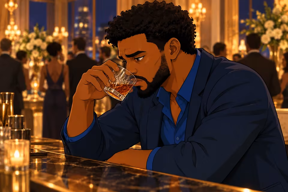 Shina takes a bitter sip while his father’s criticism echoes in his mind.