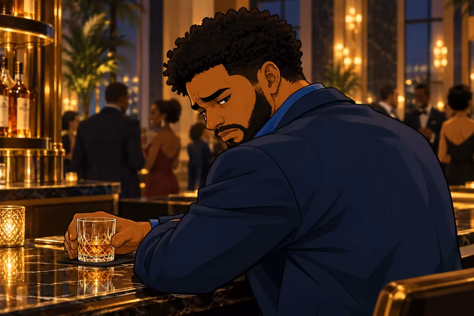 Shina lowers his glass, stung by the remembered comparison with Jude.
