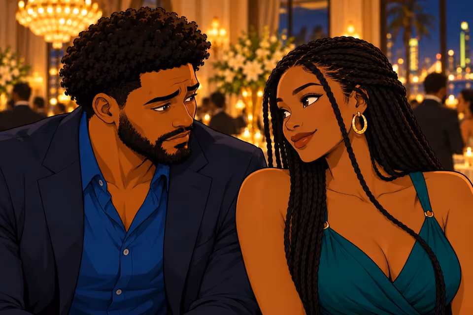Shina meets Amara’s gaze and begins to let his guard fall.