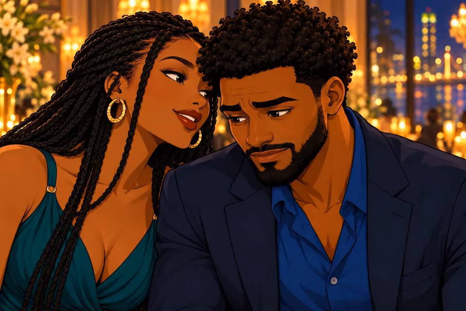 Amara quietly urges Shina to make more of his life.