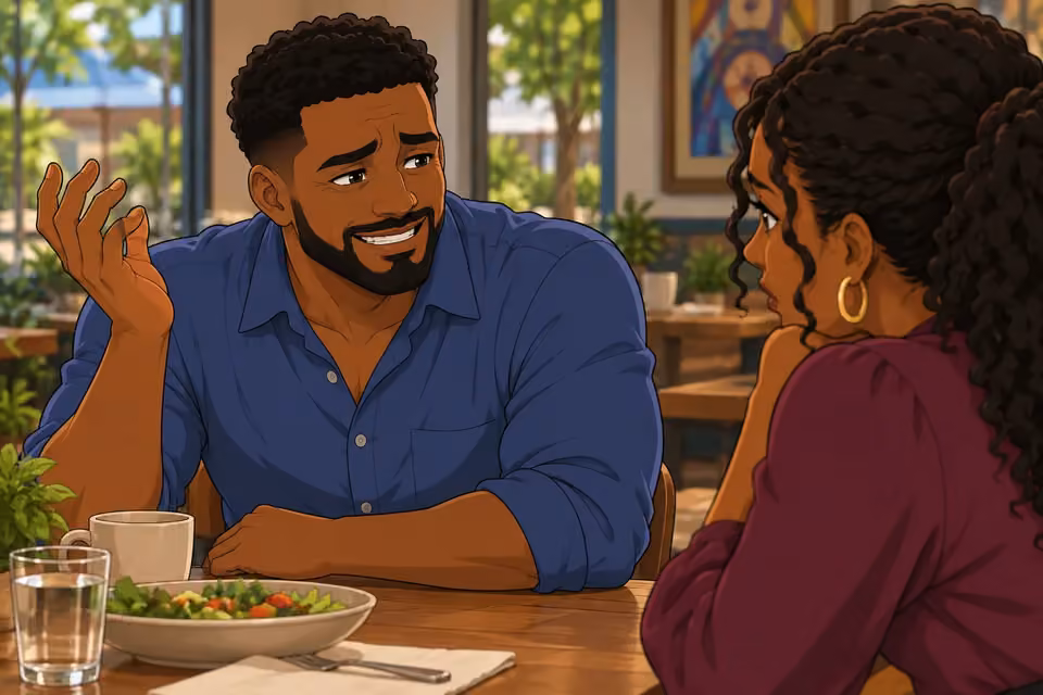 Shina tries to laugh off Halima’s warning, but her concern reaches him.