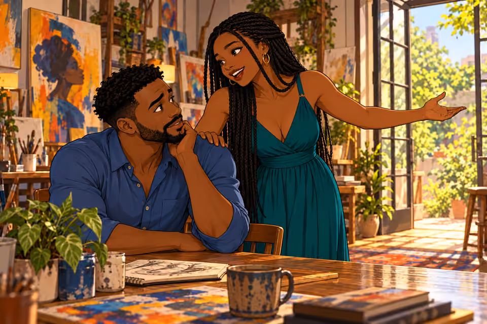 Amara encourages Shina to begin living with hope again.