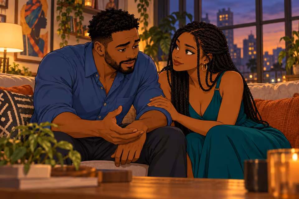 Amara’s patient support helps Shina continue through difficult therapy.