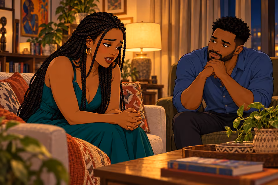 Amara describes how her past still affects trust and closeness.
