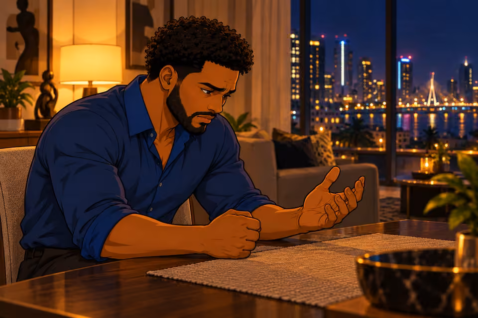 Shina recognizes how his own anger could repeat the harm Amara escaped.