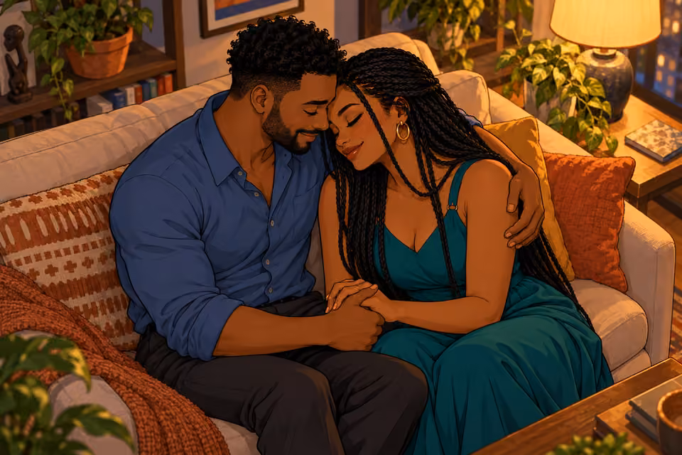In Amara’s closeness, Shina finds a brief shelter from his fears.